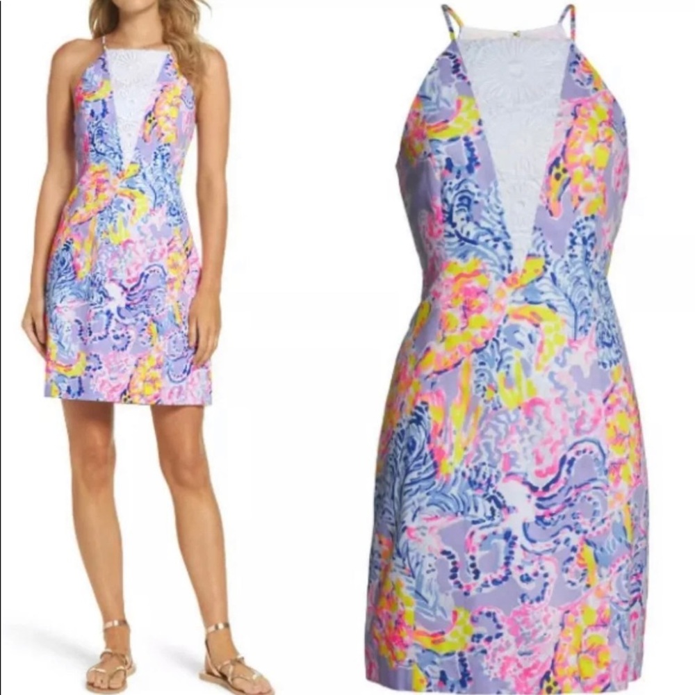 Lilly Pulitzer Oh So Snappy Pearl Shift Dress